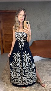 Vestido Cropped Estampado Guanacaste