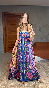 Vestido Cropped Estampado Lena