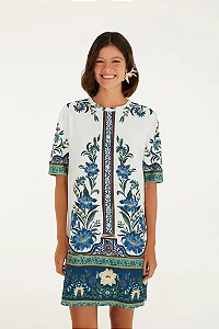 Vestido T-Shirt Básico Estampado Manoela