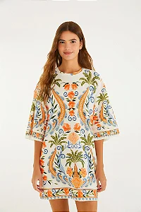 Vestido T-Shirt Big Estampado Tina