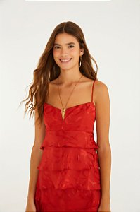 Blusa Jacquard Laços