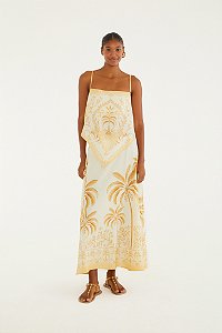 Saia Estampada Paisagem Tropical