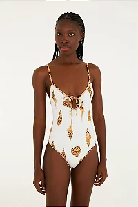 Maiô Double Estampado Concha Pintada