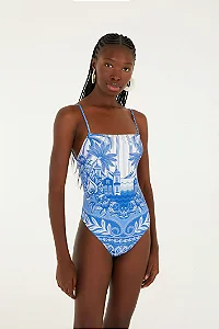 Maiô Estampado Afeto Tropical