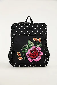 Mochila Ginga Cashews And Birds Ri Preto