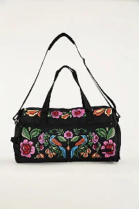 Bolsa Findi Cashews And Birds Preta