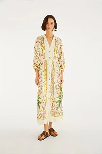 Vestido Cropped Estampado Floral Nusa