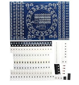 Módulo de Treinamento Soldagem SMD ( Para Montagem )  D.I.Y