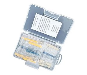 Kit 525 Resistores 17 Valores 1/4w 1% 0 Ohm à 1M Ohm