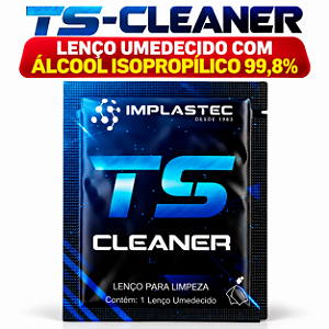 TS Cleaner - Lenço para limpeza de placas eletrônicas umedecido com Álcool isopropílico