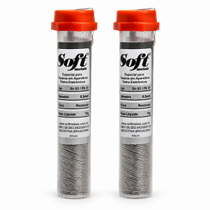 Kit Solda em fio 63 X 37 com fluxo resinoso 2 tubetes 11g