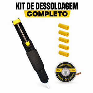 Kit Sugador Profissional + Fita dessoldadora + camisinhas