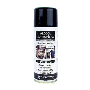 Alcool isopropilico 99,8% 227ml/160g em Spray