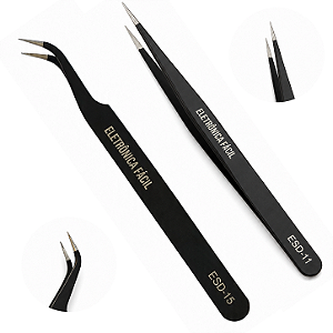Kit Pinça ESD 11 e ESD 15 Eletronica Fácil