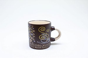 Caneca de cerâmica fumaça de café 110ml