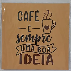 Quadro com estampa de café