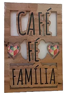 Quadro Recortado de Café