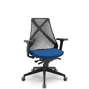 Cadeira Escritório Bix X+ Presidente Azul