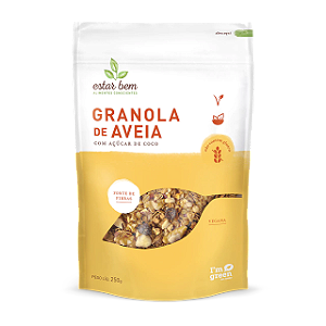 Granola de Aveia e Açúcar de Coco s/ Glúten - Vegana