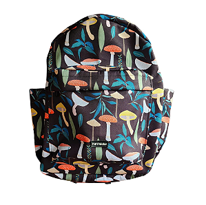 Fantagussi Mochila Grande com bolso garrafa - estampas variadas 2