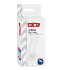 Kit Colher Pote Térmico: 2un Funtainer F310 Thermos - 290ml