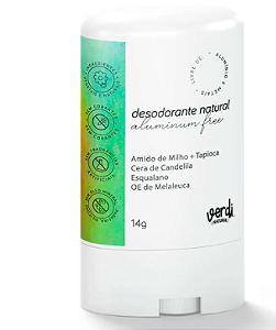 Desodorante Stick Natural Sem Alumínio