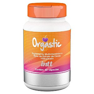 Orgastic | Aumento do Desejo Sexual | Suplemento Multivitamínico 60 Cápsulas | Intt