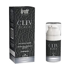 Cliv Black 17 ml | Com Ácido Hialurônico e Mentol | Dessensibilizante Anal | Intt