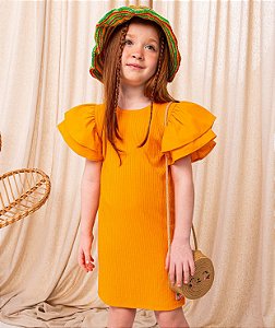 Vestido Tubinho Laranja