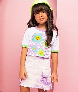Camiseta Malha Colorida