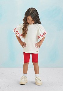 Conjunto Blusa + Calça Legging Vermelho