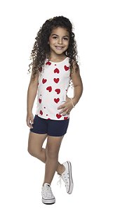 Regata Estampada Cotton Off White