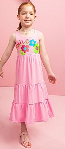 Vestido Cotton Rosa Claro