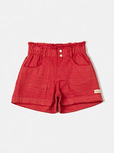 Shorts Sarja Vermelho