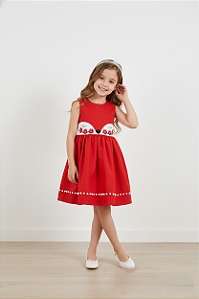 Vestido Infantil Minha Raposinha