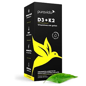 Vitamina D3 + K2 - 20 ml - Puravida
