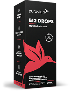 B12 Drops (metilcobalamina) sublingual - 20 ml - Puravida