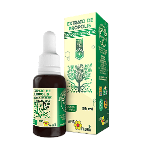 Própolis Verde 70 - 25% p/v de Extrato Seco - Apis Flora - 30 ml