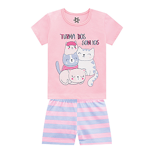 Pijama para Bebê Manga Curta