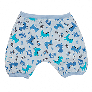 Shorts Bebê Saruel Azul "Dinossauros"