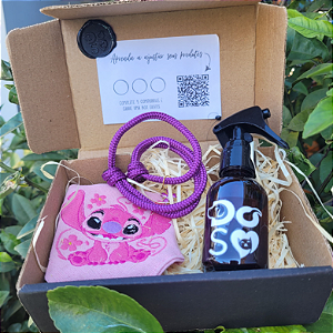 Super Shinebox Bandana Angel, colar com berloque e perfume 50ml