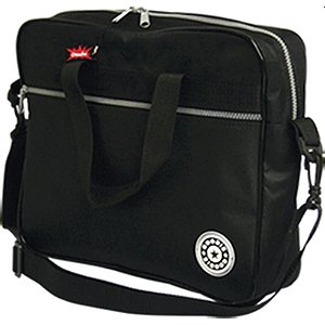 Bolsa Executiva de Lona com Bolso Externo - 38X45 CM