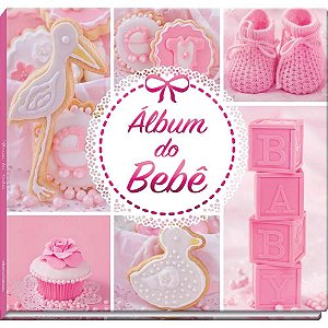 álbum do Bebê Rosa 48 Páginas