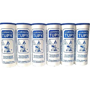 Corante em PÓ Azul índigo TUPY Algodão Pacote com 6