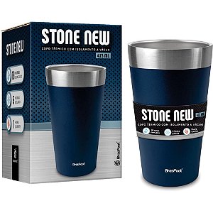 Copo Térmico NEW Stone Azul 473ML sem Tampa