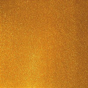 Placa em EVA com Glíter 60X40CM Laranja 2MM - Pacote com 05