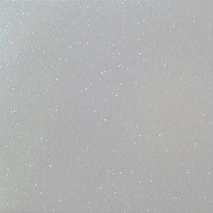 Placa em EVA com Glíter 60X40CM Branco 2MM - Pacote com 5 Unidades