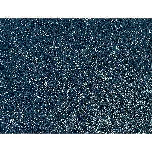 Placa em E.V.A com Glíter 48X40CM Azul Claro 1,8MM - Pacote com 10 Unidades