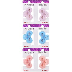 Acessório para Cabelo Piranha Laço CANDY 4CM (S) PCT com 06