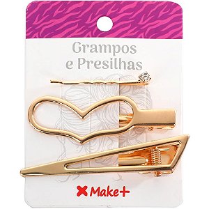 Acessório para Cabelo Presilha Coração BLCOM 03 PCT com 12